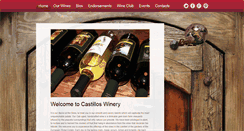 Desktop Screenshot of castilloswinery.com